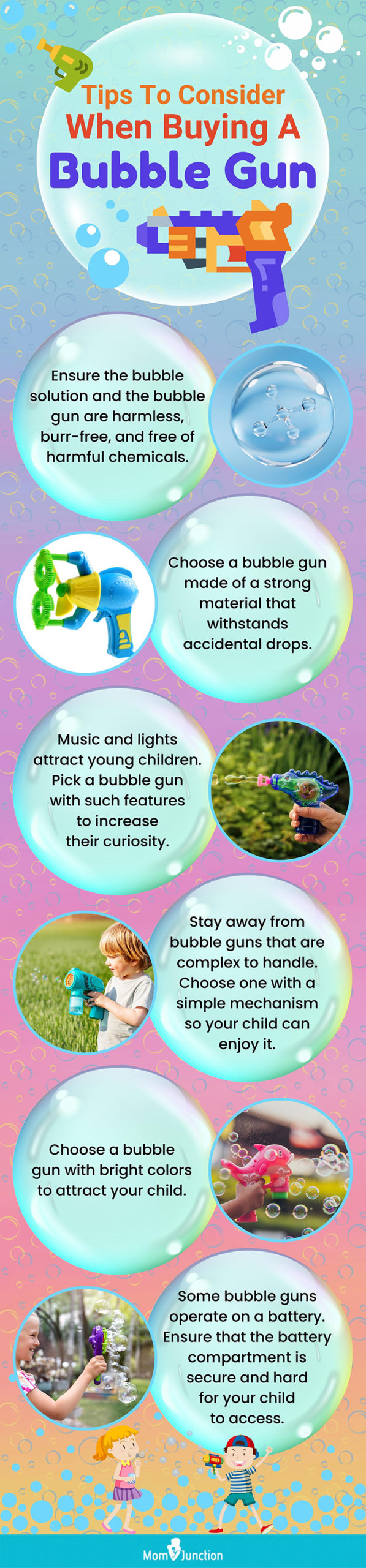 Tips To Consider When Buying A Bubble Gun (Infographic)