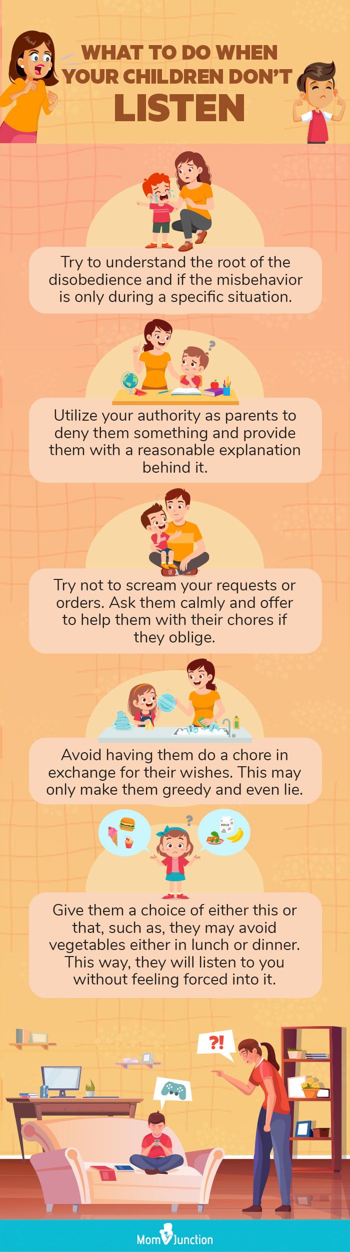 tips to discipline a disobedient child [infographic]
