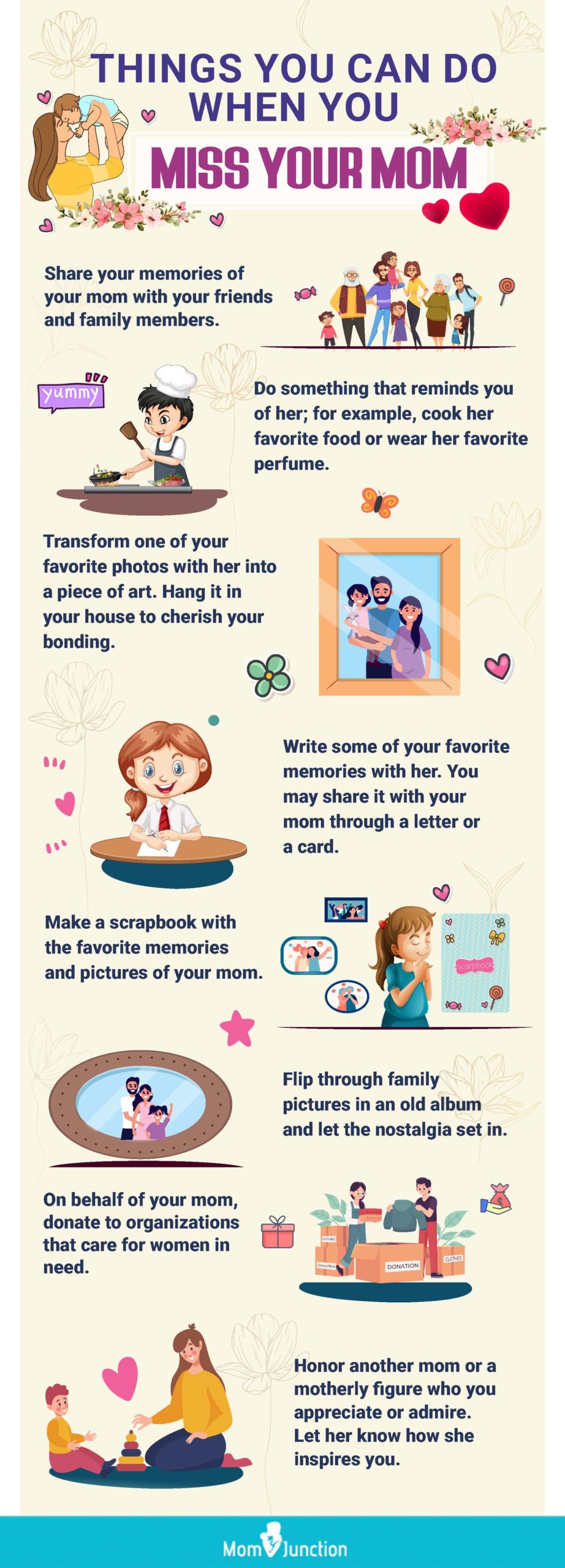 101 melting quotes about missing mom (infographic)