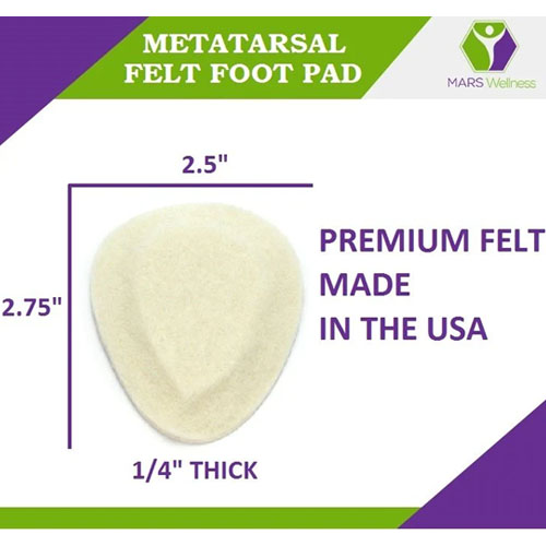 Mars Wellness Metatarsal Felt Foot Pad