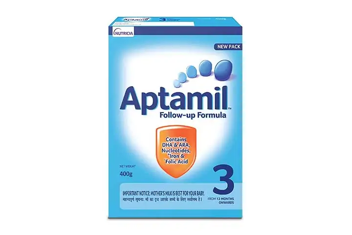 Nutricia’s Aptamil 3 Follow Up Infant Formula