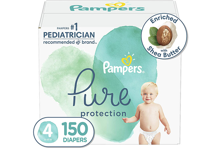 Pampers Pure Protection Disposable Baby Diapers