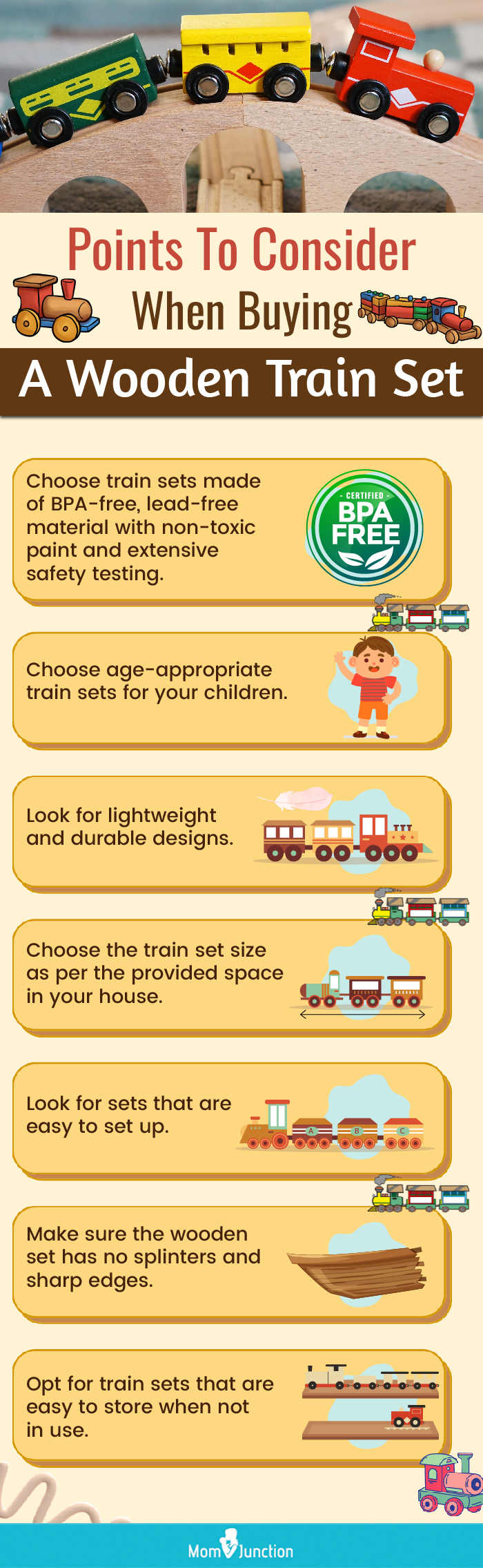 Points To Consider When Buying A Wooden Train Set (infographic)