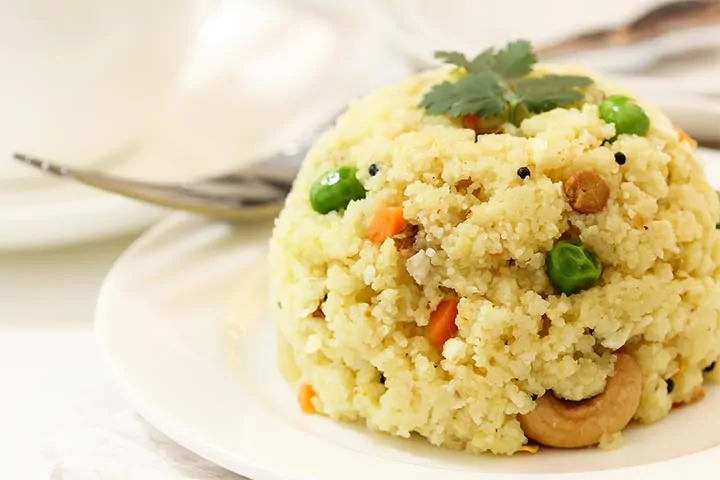 Semolina upma for babies older than 7 months