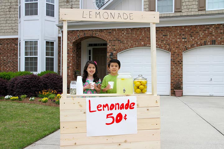 Set up a lemonade stand