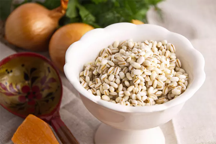 Soaking helps cook barley faster