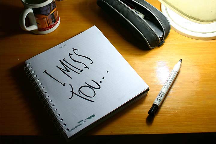 Speak your heart with a miss you letter