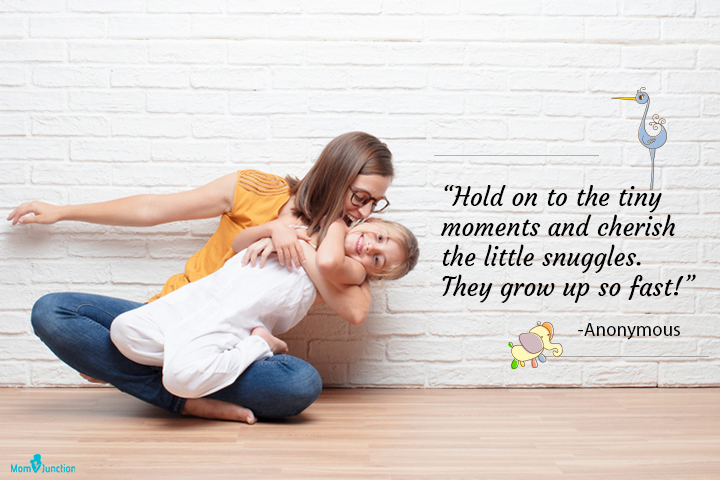 They grow up so fast, quote about kids growing up