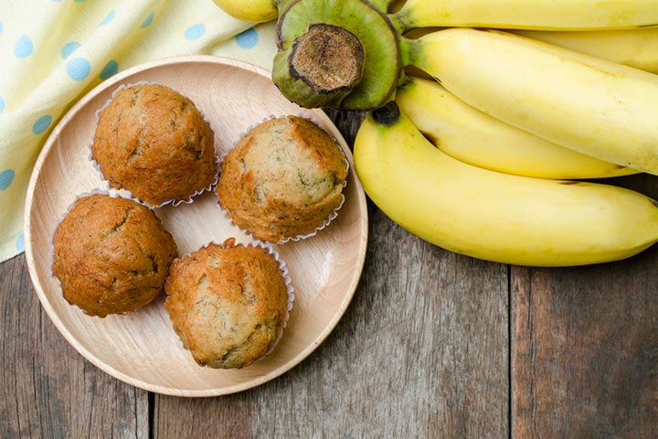 Banana muffins for babies