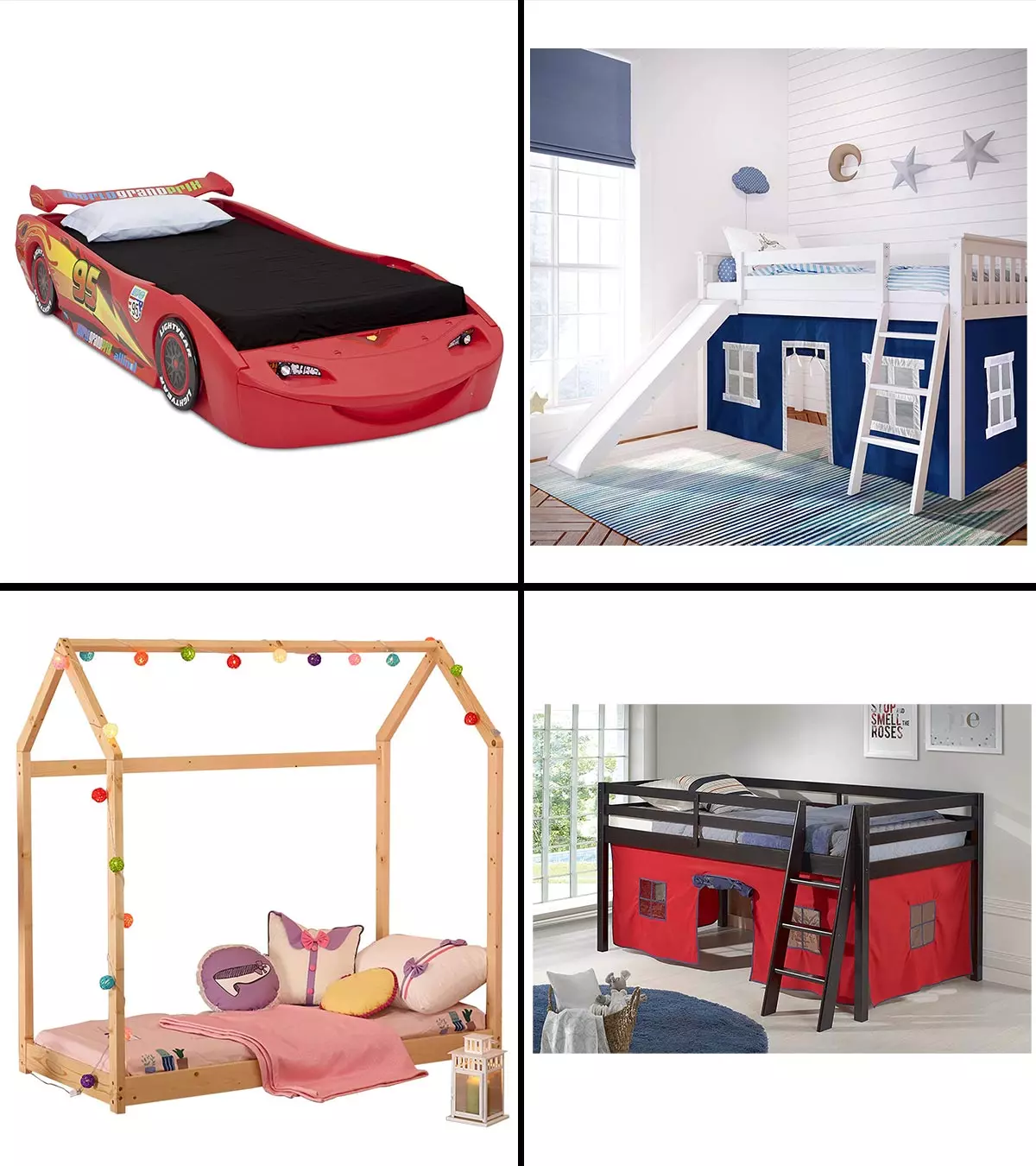 Make your toddler toss, turn, roll, crawl, and snooze in these spacious twin beds.