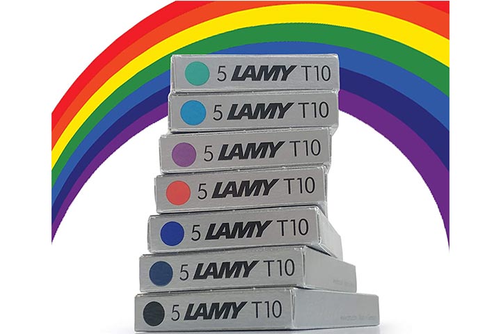 Lamy T10 Assorted Colour Pack Fountain Pen Ink