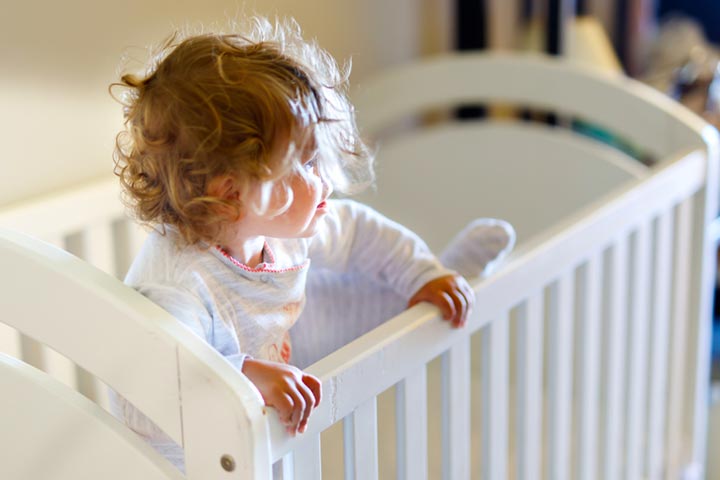 A toddler may not sleep if there is a bright light in the room.
