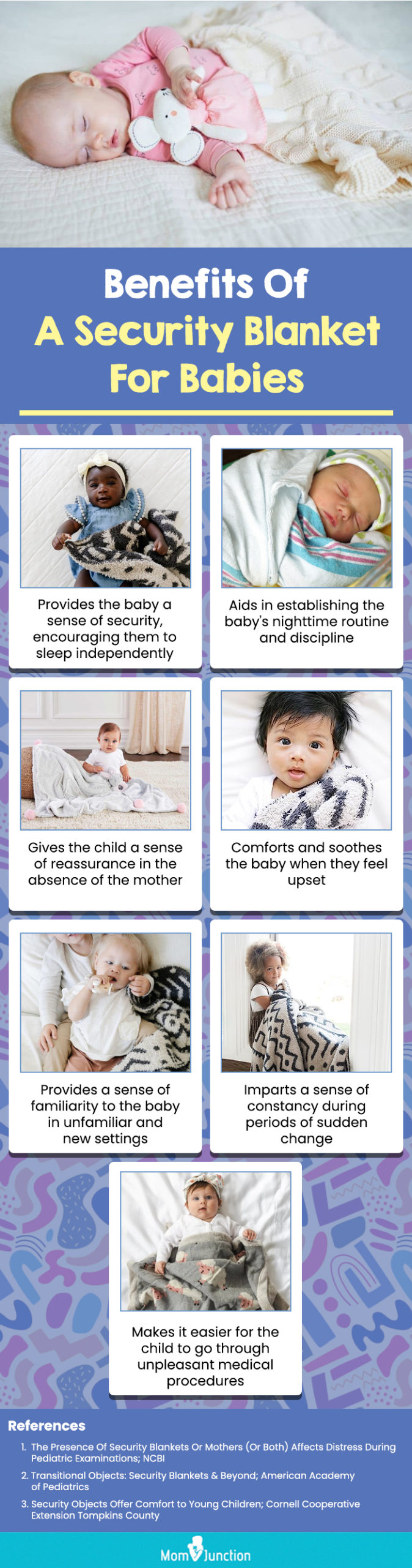 Benefits Of A Security Blanket For Babies(infographic)