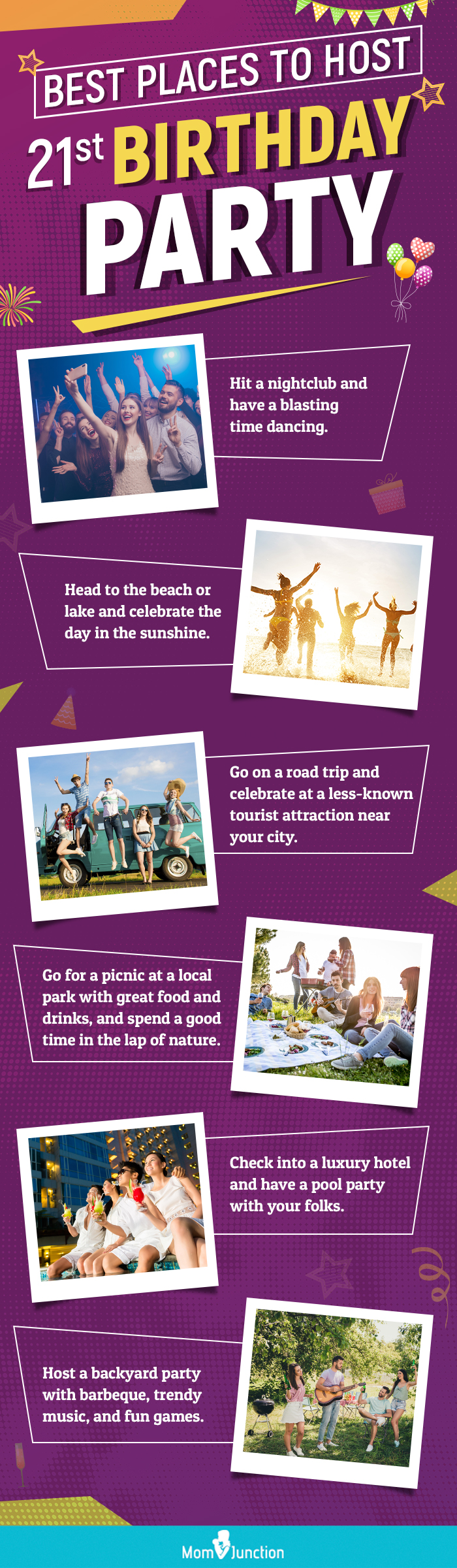 best places to host 21st birthday party [infographic]
