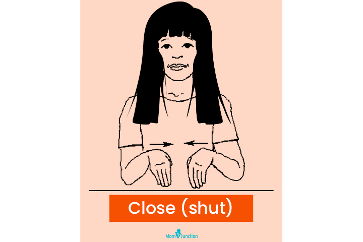 Baby sign language for close