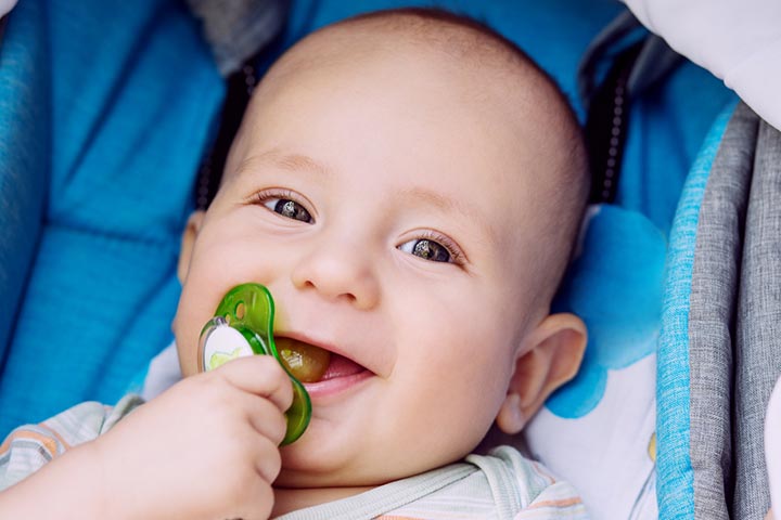 "Consider using a pacifier to break the thumbsucking habit. "