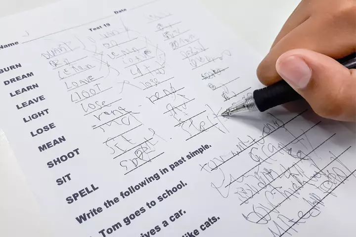 Dysgraphia could lead to messy handwriting