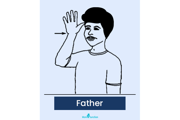 Baby sign language for father