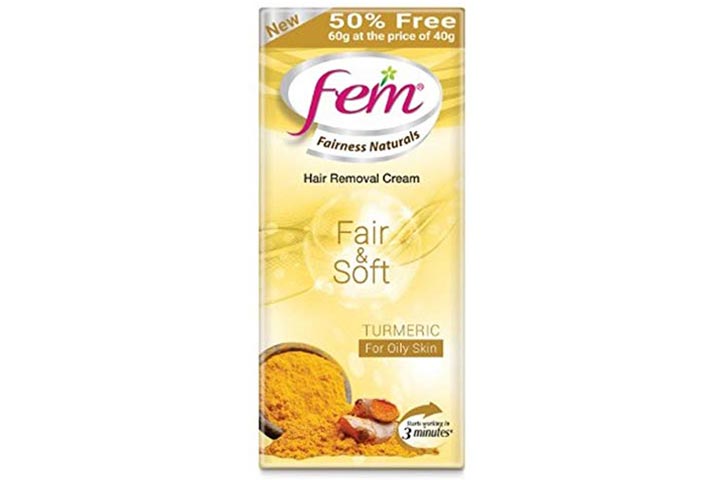 Fem Fairness Naturals Hair Removal Cream Fair And Soft