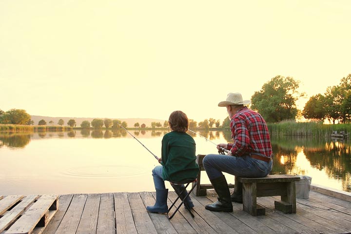 Fishing with grandpa, a Haiku poem for kids