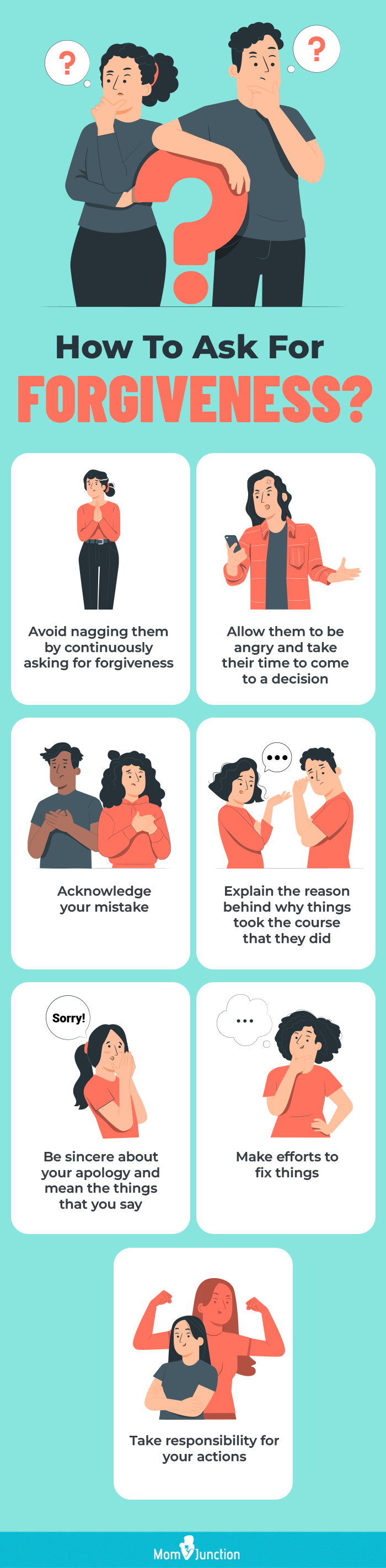 how to ask for forgiveness (infographic)