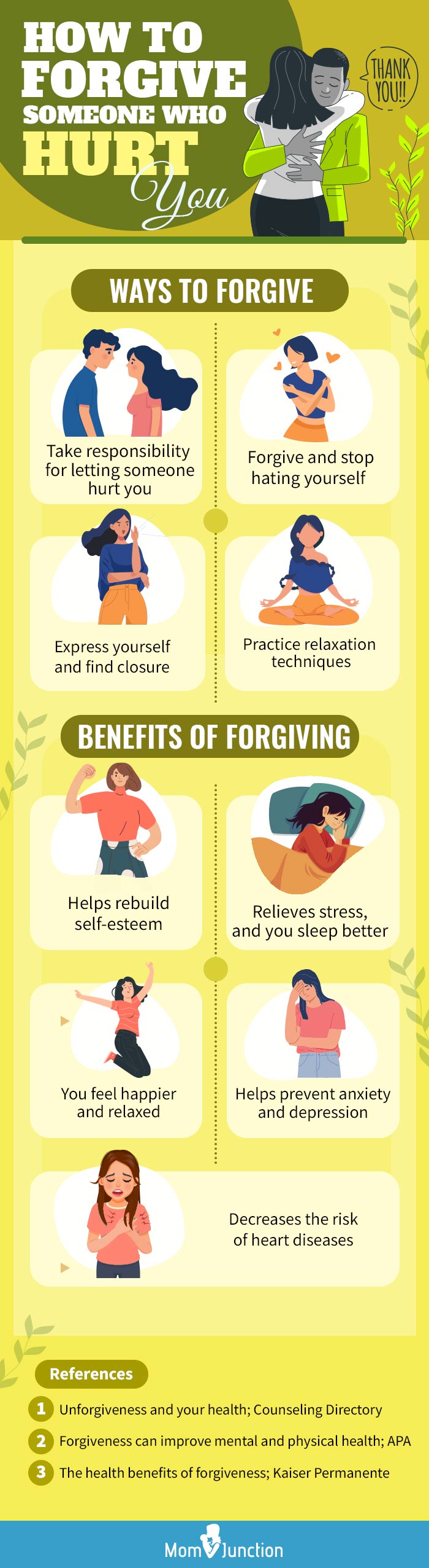 how to forgive someone who hurt you [infographic]