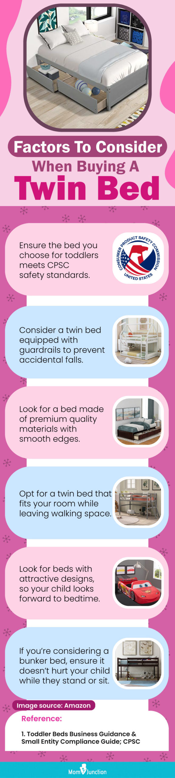 Factors To Consider When Buying A Twin Bed (Infographic)