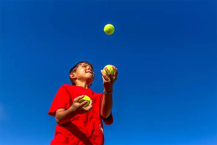 Juggle, talent show ideas for kids