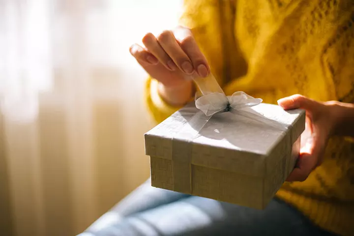 Making birthday boxes, kindness activity for kids