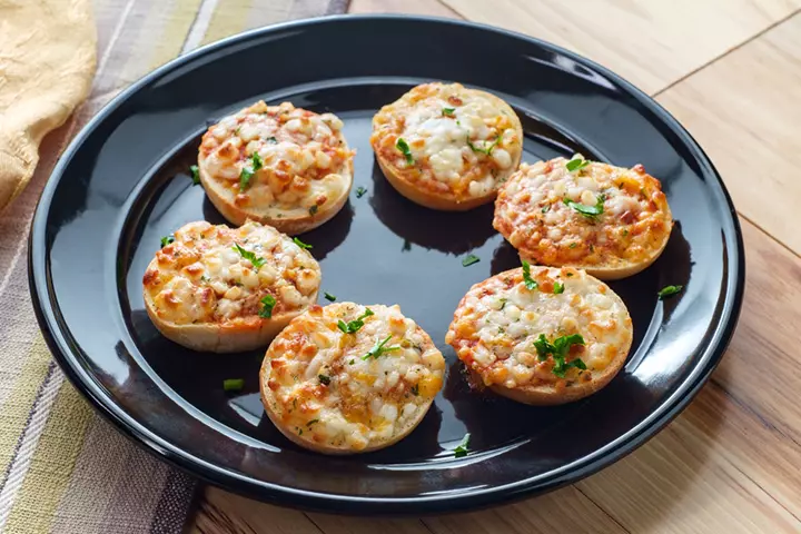 Mini pizza bite kids-friendly appetizers