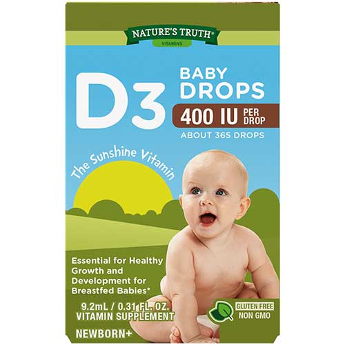 Nature’s Truth Vitamin D Drops For Infants