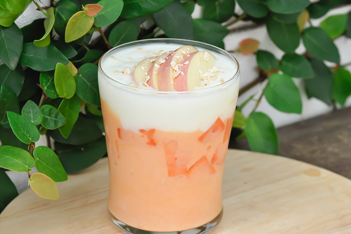 Papaya Peach Yogurt Recipe