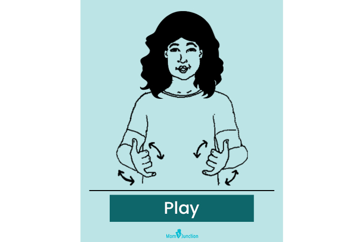 Baby sign language for play