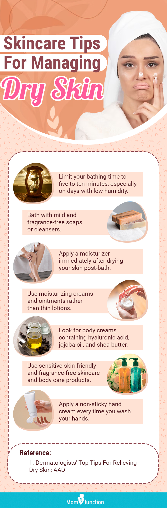 Skincare Tips For Managing Dry Skin (infographic)