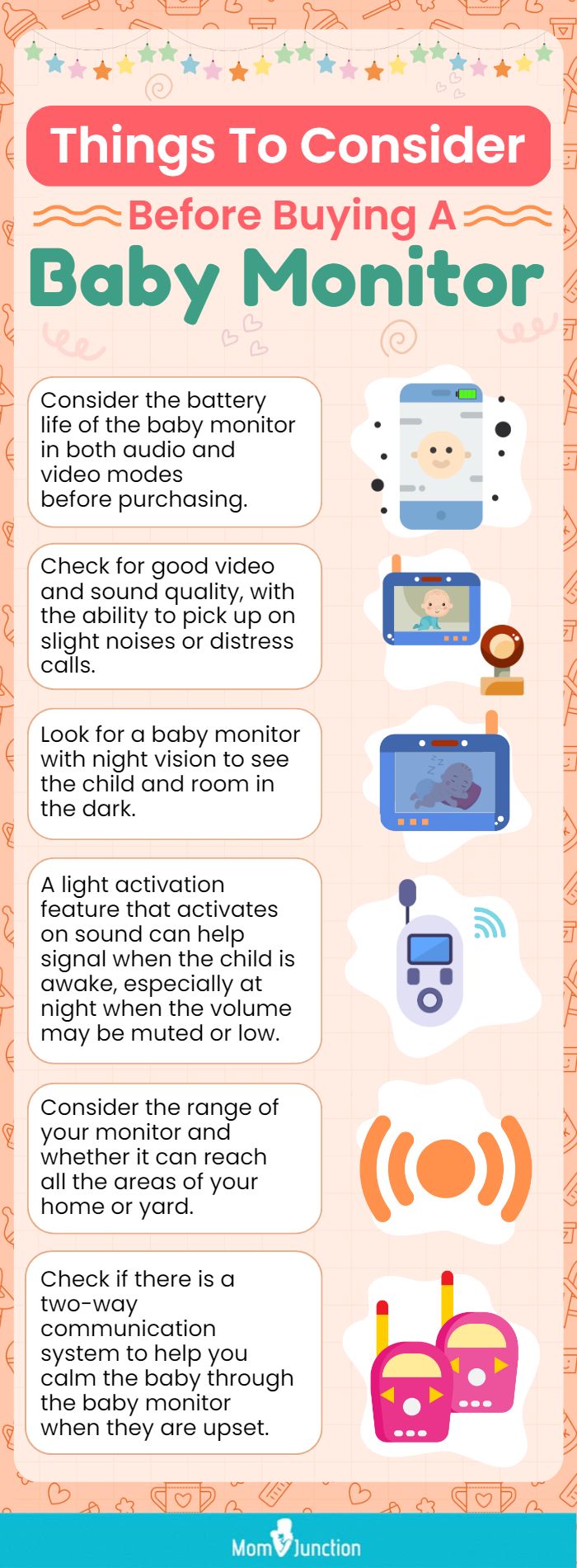 Things To Consider Before Buying A Baby Monitor (infographic)