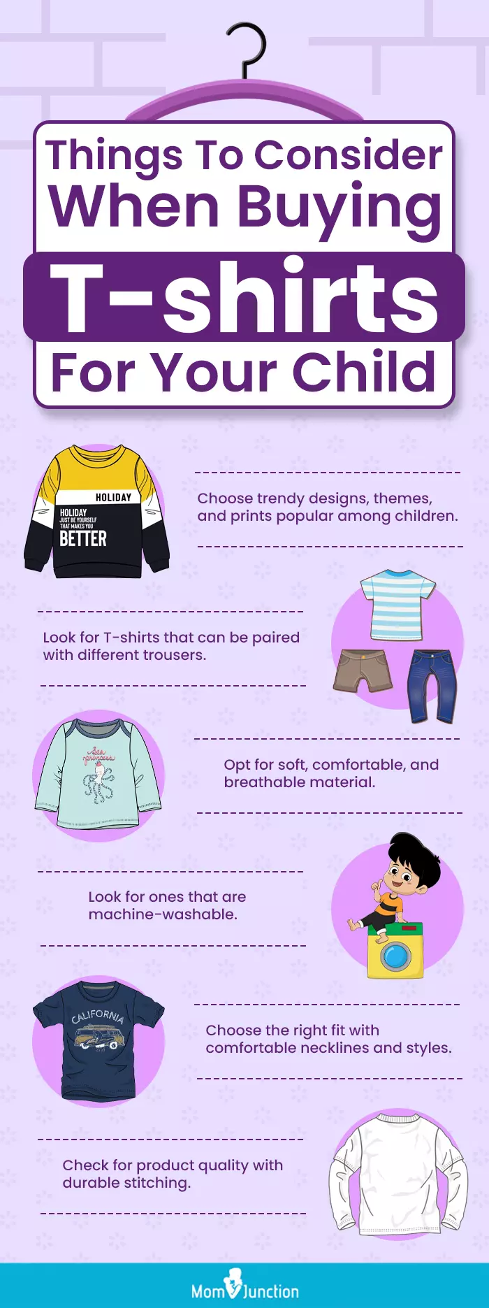 Things To Consider When Buying T shirts For Your Child (infographic)