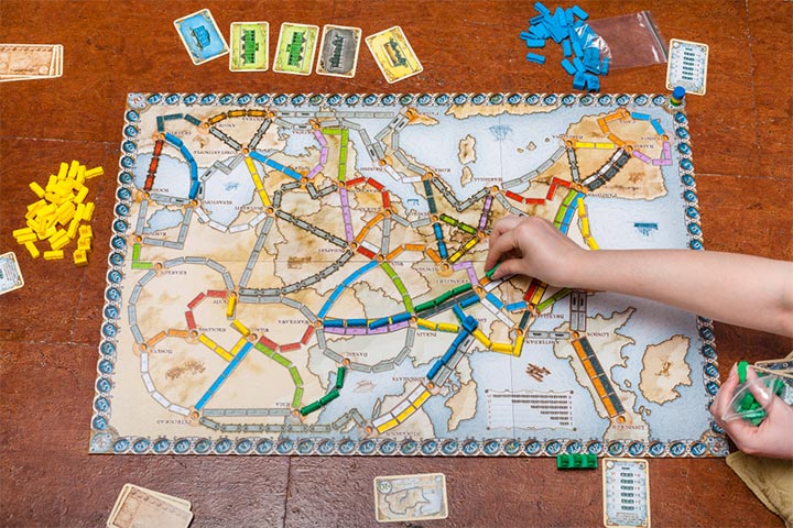 Ticket to ride for games to play with friends