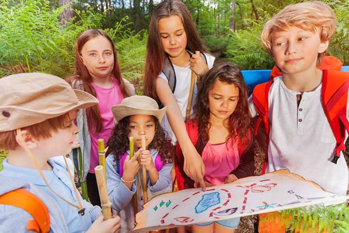Treasure hunt, 8-year-old's birthday party idea