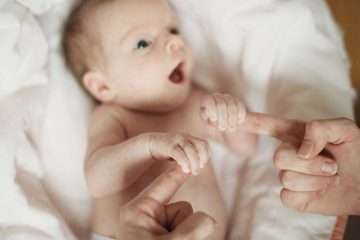 Grasping reflex in babies