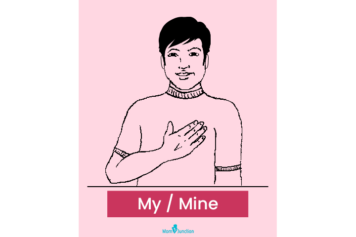 Baby sign language for mine