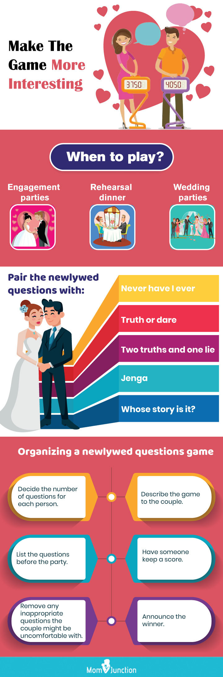 newlywed game questions [infographic
