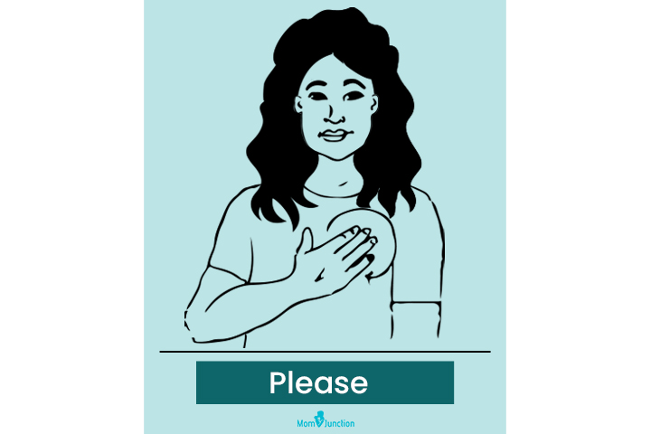 Baby sign language for please