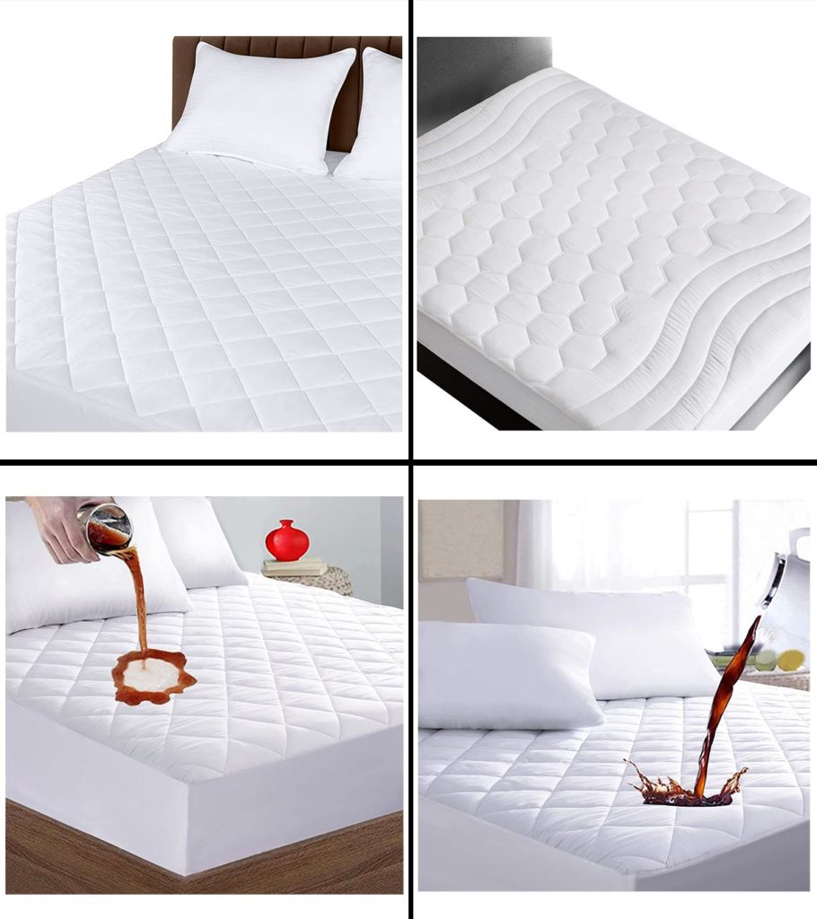 Details about   Cooling Cotton Mattress Pad Micro-Plush Down Alternative Fitted Deep Cover New 