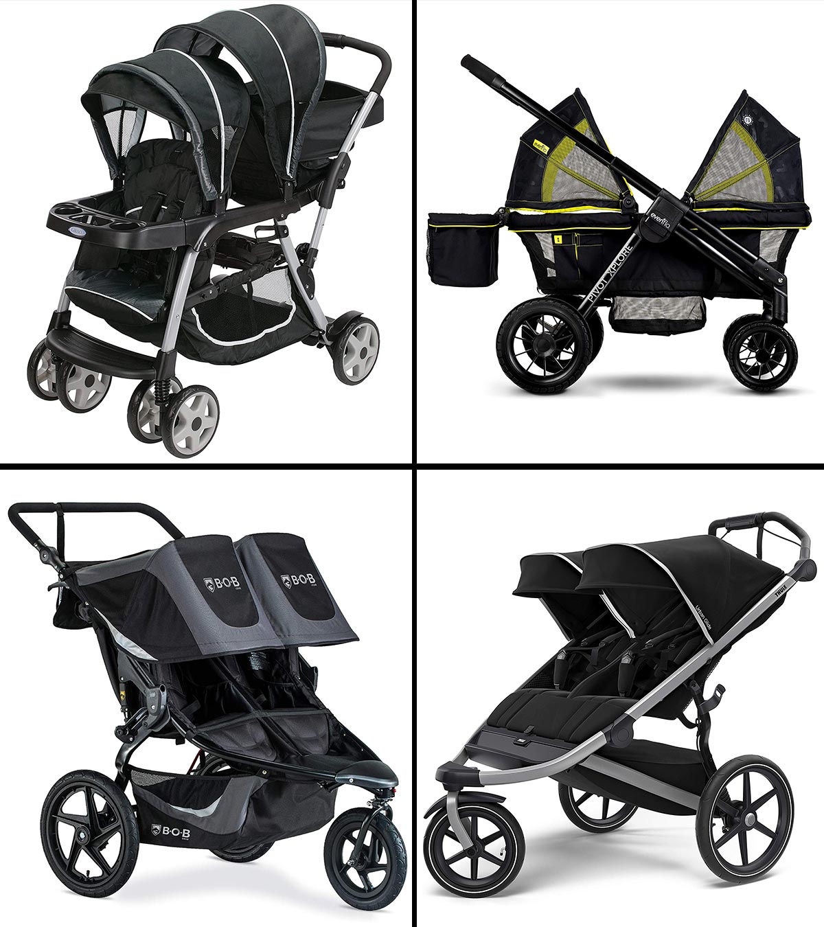 9 Best All Terrain Double Strollers, Expert-Approved In 2024