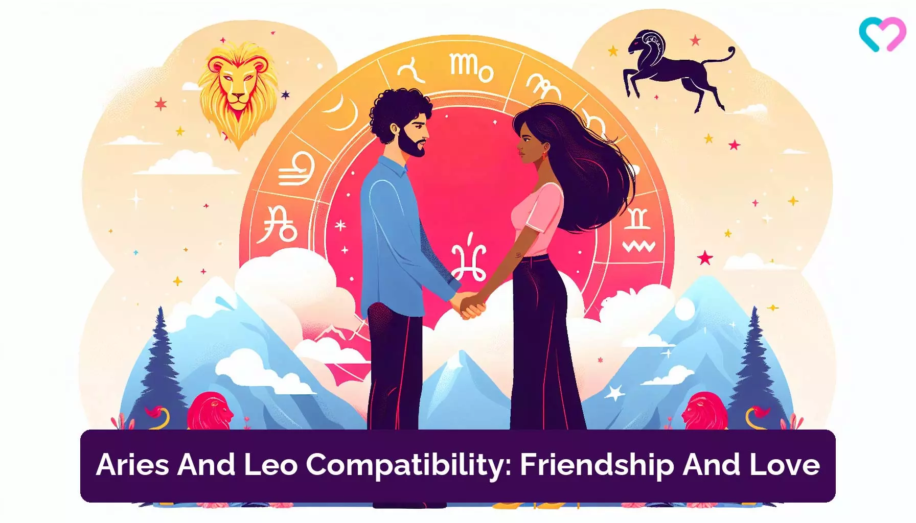 Aries And Leo Compatibility: Friendship And Love_illustration