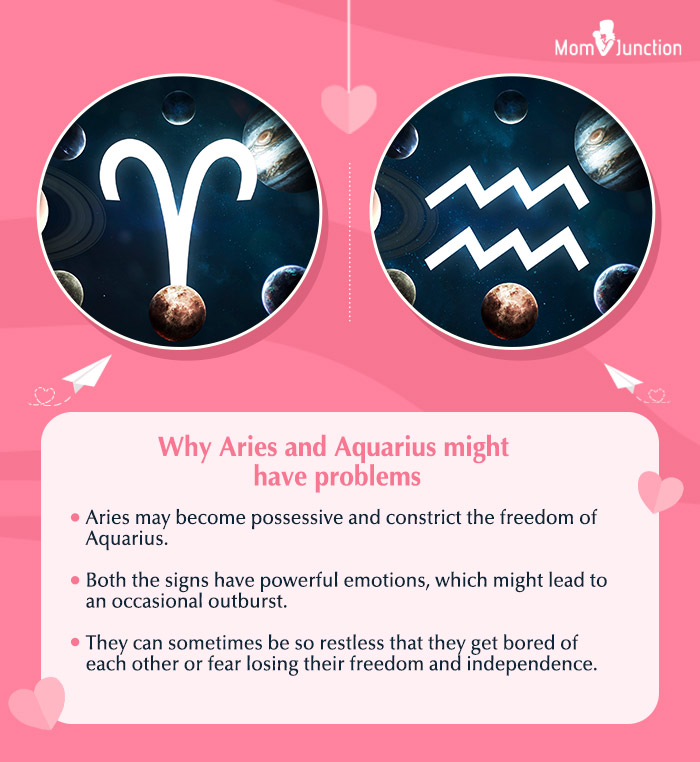 Aries and Aquarius compatibility_Problems