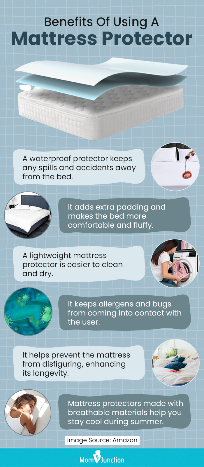 11 Best Waterproof Mattress Protectors For Bedwetting In 2024 | MomJunction