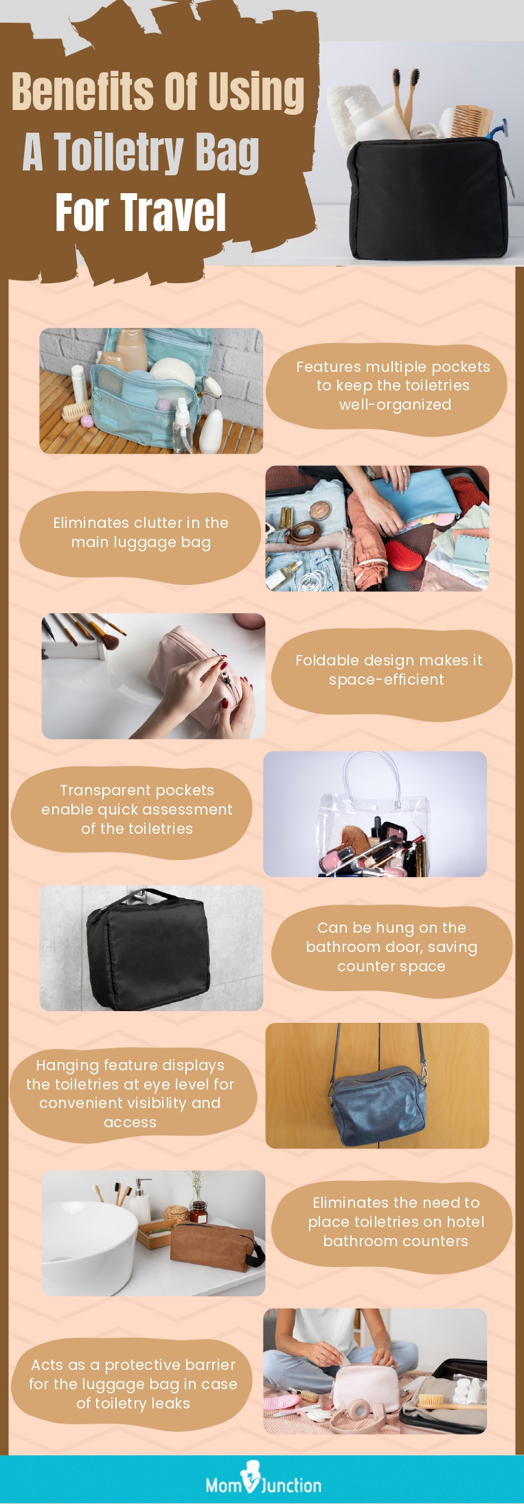 Benefits Of Using A Toiletry Bag For Travel (infographic)