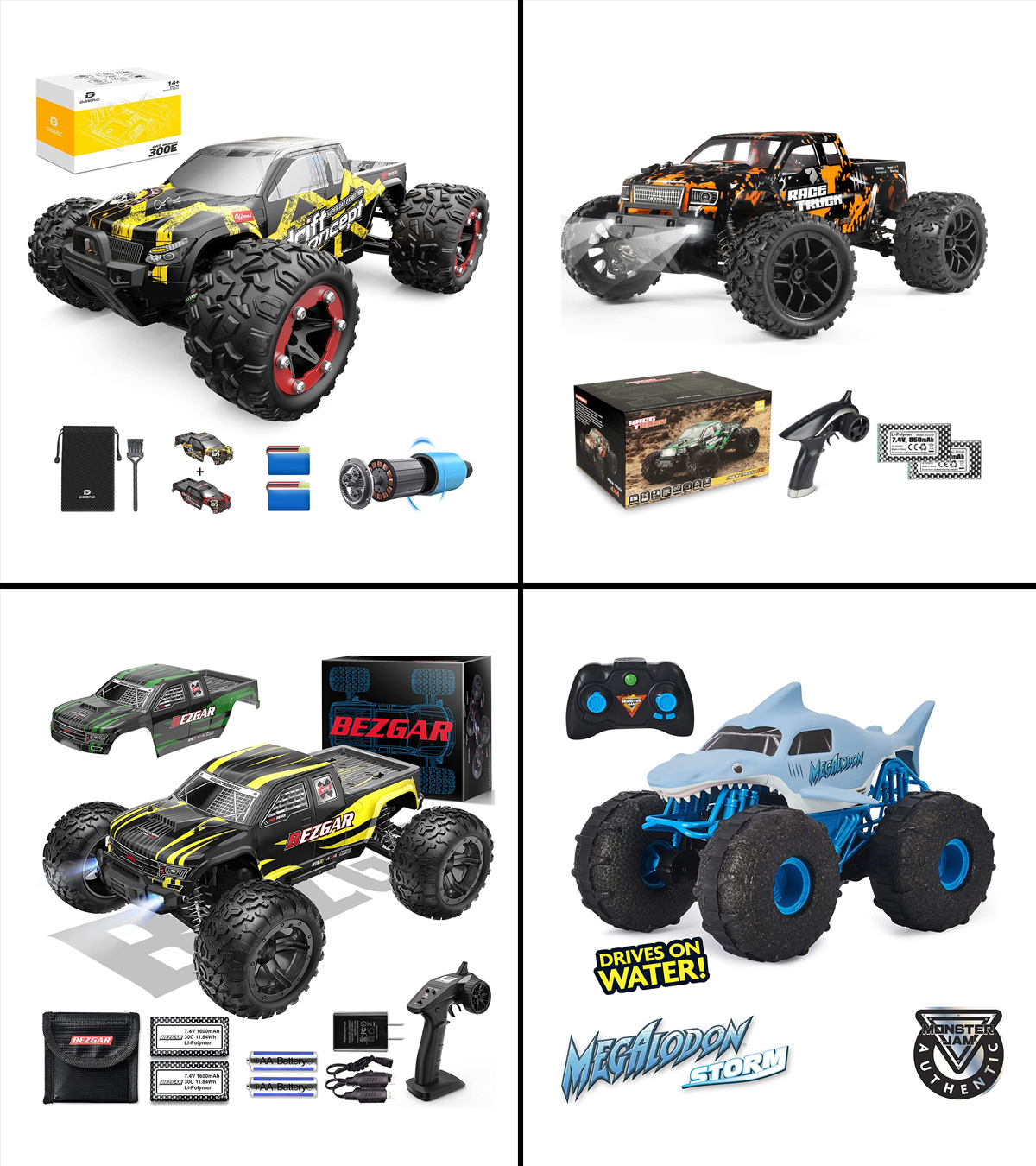 11 Best RC Monster Trucks For Kids To Enjoy Racing In 2023