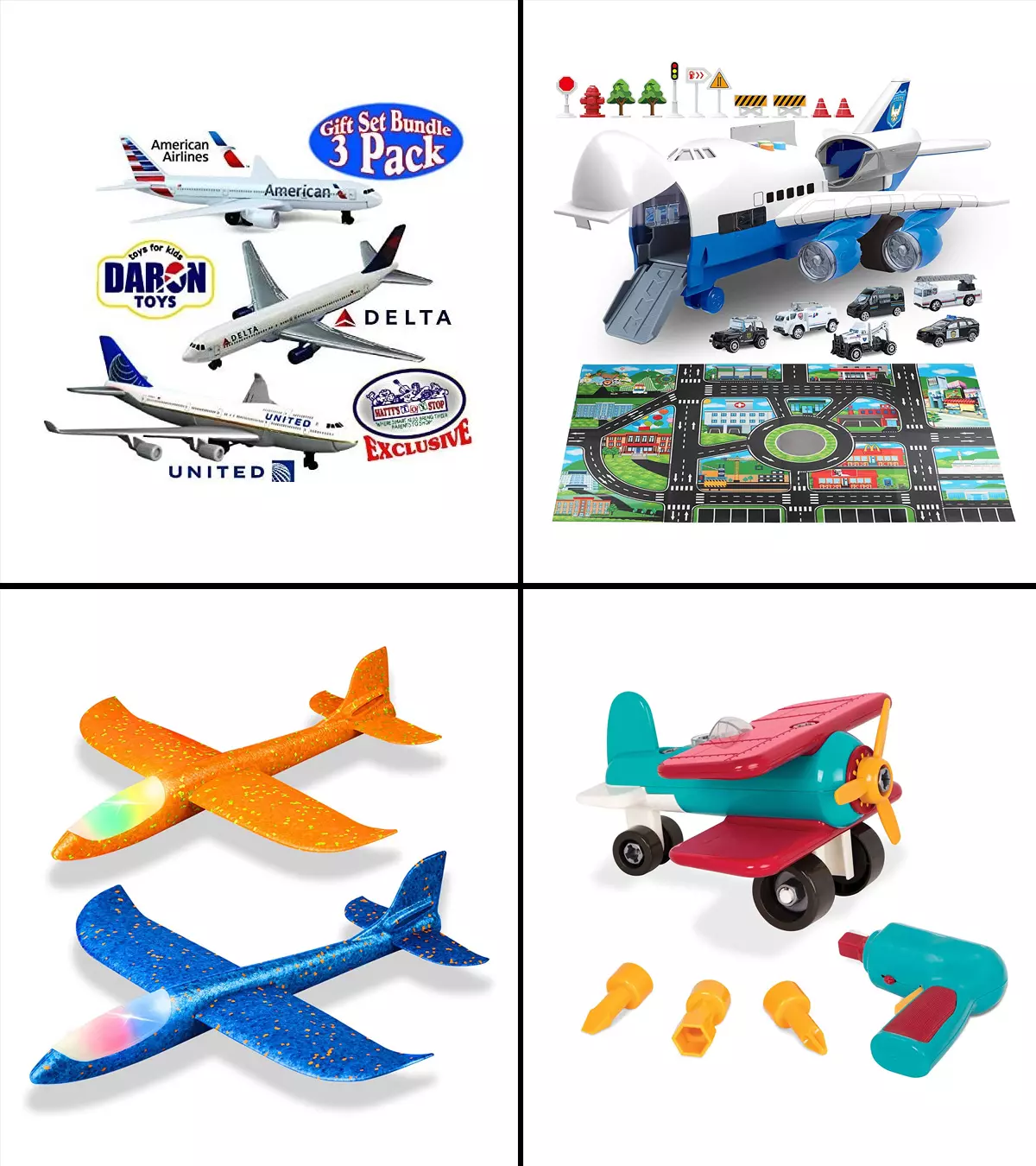 Your aspiring pilot will love these toys.